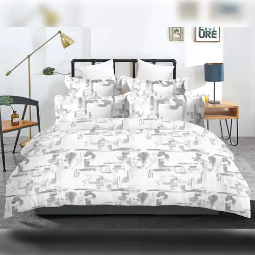 Geometric - Vintage Double Bed Printed Cotton Bedsheet