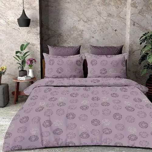 Drip - Vision Double Bed Printed Cotton Bedsheet