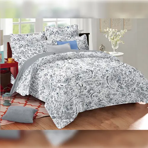 Traditional - Vision Double Bed Printed Cotton Bedsheet