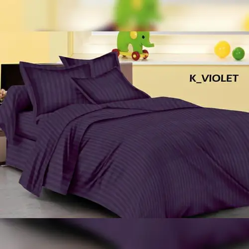Dark Violet Hospital and Hotel Double Bedsheet
